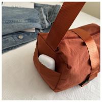 Bolso cruzado coreano de moda para hombre y mujer, bolso de hombro ligero con hebilla de alta capacidad, bolso de viaje ajustable de Color sólido - details 18