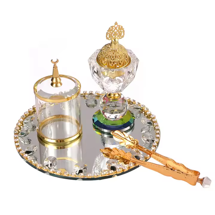Quemador de incienso árabe, difusor de adorno de mesa para sala de estar, decoración de SPA - 1