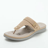 Sandalia sin cordones para mujer, moda para actividades al aire libre, novedad de verano 2025, suela gruesa, zapatillas frescas de hadas - details 3