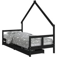 Estructura de Cama Infantil con cajones Madera de Pino 80x160cm - details 42