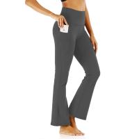 Pantalones de Camping de Moda Cintura Alta Elástica con Bolsillo Ropa Ajustada para Yoga y Gimnasio - details 5