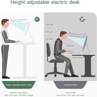 Escritorio Elevable Eléctrico Ajustable en Altura con Tablero Función de Memoria y Anticolisión - details 16