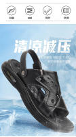 Nuevas Sandalias de Hombre para Verano Zapatillas de Playa de Cuero Suave Tenda en Calzado de Moda - details 2