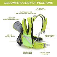Mochilas de senderismo impermeables para hombre y mujer, calzado para acampar, excursiones y días de lluvia, 20 litros - details 6