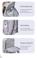 Mochila de Viaje Grande para Hombres y Mujeres Bolsa de Escuela con USB Bolsa de Hombro para Senderismo y Fin de Semana Estilo Negocios - details 6