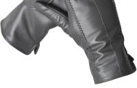 Guantes de piel de oveja para mujer, manoplas cortas de terciopelo fino para pantalla táctil, de cuero, de buena calidad, para invierno, 2226 - details 153
