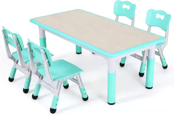 Infantil en Altura Ajustable, Juego de Sillas para Jardín de Infantes y Habitación, Grupo de Asientos - 1