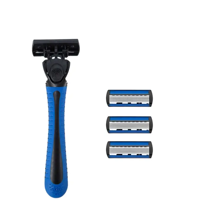 Afeitadora Manual para hombres, maquinilla de afeitar de 6 capas, herramientas de depilación Facial, afeitadora de seguridad - 1