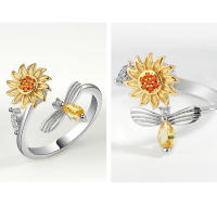 Anillo Giratorio de Girasol Joyería de Gafas de Sol Subcategoría de Anillos - details 0
