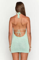 Novedad de verano, falda Sexy de punto con lazo y espalda descubierta para mujer - details 13