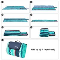 Manta de Picnic AuAg, estera de Picnic Extra grande para exteriores, manta de Camping, manta de playa, estera de arena impermeable plegable, senderismo y viajes - details 10