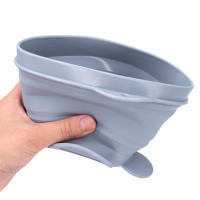 Cuencos plegables con tapa para perro, cuenco portátil con Clip, alimentador emergente para mascotas, perros y gatos - details 0