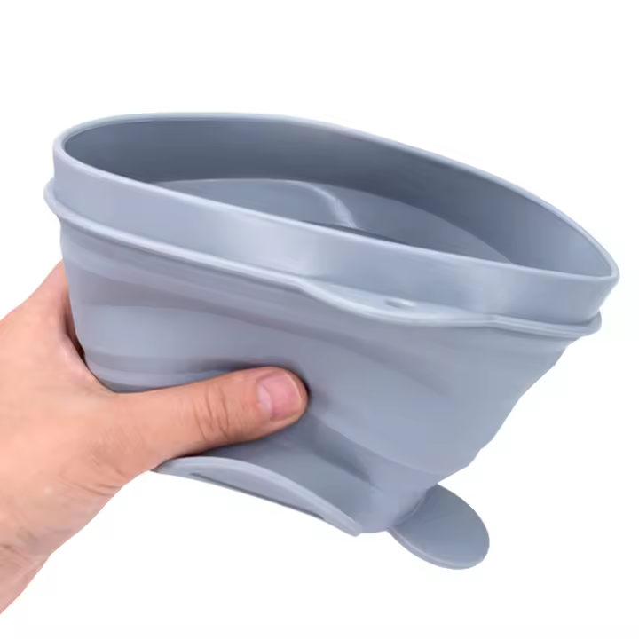 Cuencos plegables con tapa para perro, cuenco portátil con Clip, alimentador emergente para mascotas, perros y gatos - 1