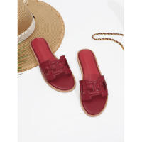 Sandalias de moda de verano 2025, chanclas de playa de una tira, zapatos planos de viaje para mujer - details 52