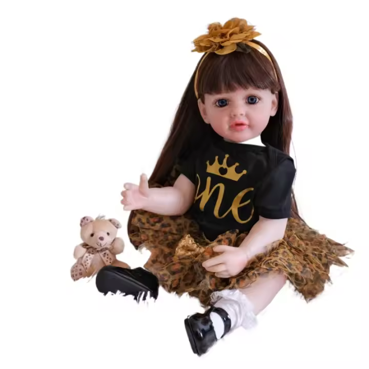 Muñeca De Bebé Reborn Realista De 50 CM Con Piel Pintada En 3D - 1