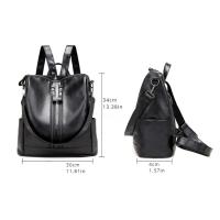 Mochila de PU de moda coreana para mujer, bolso informal de gran capacidad para viaje al aire libre, bolso de hombro práctico duradero - details 1