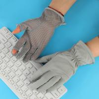 Conducción de malla elástica transpirable seda de hielo guantes de conducción de verano mitones guantes de protección solar con pantalla táctil - details 24