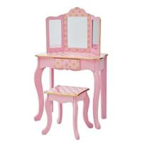 A child's vanity set provides endless pretend play opportunities.