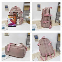 Mochila itabag de gran capacidad, ligera, mochila escolar para estudiantes de secundaria, cientos de bolsas de hombro para mujer - details 4
