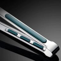 Pinzas de cocina de metal de acero inoxidable, accesorio ergonómico, utensilios de cocina perfectos, aptos para lavavajillas - details 3