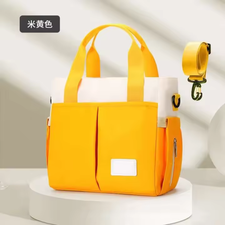 Pañal de cuidado, mochila grande para mamá, momia, maternidad, bolsa de pañales para embarazadas impermeable y húmeda - 1
