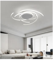 Lámpara de Techo Moderna TOMAXIN 75CM con 3 Cambios de Color y Dimitable para Sala de Comedor Dormitorio Iluminación del Hogar Material de Cuerpo de Aluminio Tipo de Vela LED Control Remoto - details 3