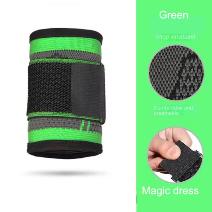 Muñequera de compresión, correas de muñeca ajustables transpirables para bádminton, soporte de vendaje para muñeca, muñequera deportiva - 1