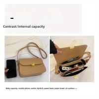 5 colores disponibles: bolso elegante para mujer, nuevo bolso de hombro tipo bandolera minimalista de moda con encanto retro - details 5