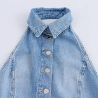 Vaquero con espalda abierta para mujer Moda de estilo europeo y americano, diseño francés, novedad de otoño - details 3