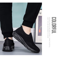 Hombres para verano otoño, nuevo estilo para hombres, deportes de un pie y ocio zapatos perezosos transpirables de suela suave, viejos zapatos de malla de Beijing - details 35
