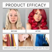 Serie de cera, Color colorido, hierbas, cuidado hidratante suave y fácil coloración, acondicionador para el cabello, estilizador de tinte mágico - details 14