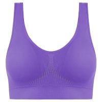 Sports bra women solid color fitness top gym yoga athletic tight workout soft brassiere padded - details 32