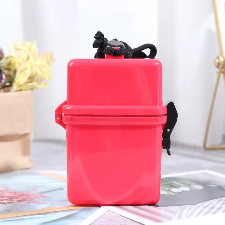 Caja de Equipo Impermeable para Scuba Diving Kayaking con Clip de Cuerda para Dinero Tarjetas de Identificación y Llaves Accesorios de Gear - 1