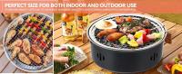 Mini hogar para acampar al aire libre, picnic en la playa, parrilla para barbacoa, parrilla multifuncional de carbón - details 1