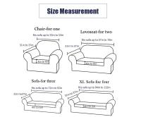 Sofa Cover Stretch Couch Cover Solid Color Sofa Slipcover for Living Room Chair Furniture Protector Home Decor 1/2/3/4-seater - details 6