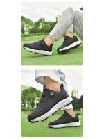 Zapatos de Golf Impermeables Cómodos para Hombres y Mujeres Pisa Firme, Antideslizante, Zapatillas de Moda para Exteriores - details 3