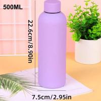 Taza Termo de Acero Inoxidable Pequeña 500/750ML Ideal para Deportes al Aire Libre Cubierta Gruesa - details 7