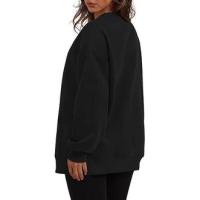 Sudadera holgada de manga larga con cuello redondo para mujer - details 15