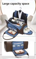 Bolso plegable del equipaje de los hombres de la ropa portátil impermeable del viaje del almacenamiento del sistema del cuero de la PU de alta calidad - details 4