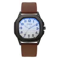 Relojes de marca XINEW genuinos de lujo de primera calidad para hombres, relojes de cuarzo simples con banda de silicona informal a la moda para estudiantes, reloj negro Erkek Barato Saat Montre Homme - details 14
