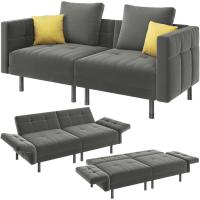 Sofá Cama de Terciopelo Versátil y Comodable para Sala de Estar, Dormitorio y Gabinete - details 0