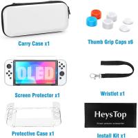 Estuche de transporte para modelo OLED 9 en 1, Kit de accesorios para modelo OLED con funda protectora - details 6