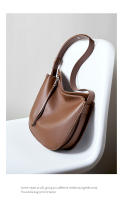 Bolso de mano minimalista cómodo de cuero suave Bandolera de hombro de gran capacidad de cuero de vaca - details 14