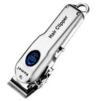 Kemei-cortadora de pelo profesional para hombre, máquina eléctrica inalámbrica, ajustable, de Metal, para barbería, KM-2002 - details 6