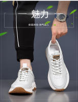 Zapatos de cuero de piel de vaca de primera capa, deportivos, casuales para hombres, moda - details 10