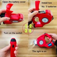 Correa multifuncional para mascotas, linterna LED extensible, retráctil, suministros para caminar al aire libre, 4,5 M - details 3