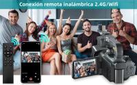 Cámara Profesional de Video 4K 60fps 64mp Pantalla Táctil Giratoria Micrófono Inalámbrico WiFi - details 3