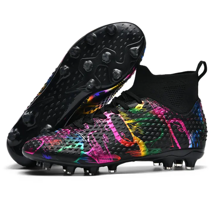 Zapatillas de fútbol unisex, AG, aptas tanto para niños como para adultos, aptas para césped artificial y parques infantiles duros - 1