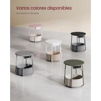 Mesa Lateral Redonda Moderna Espaciosa para Sala de Estar, Dormitorio, Mesita de Noche - details 43