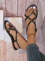2025 nuevas vacaciones en la playa, ocio, sandalias romanas francesas planas suaves para mujer, zapatillas - details 3